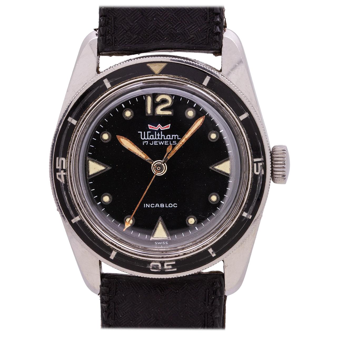 Waltham Blancpain Bathyscaphe, circa 1960s