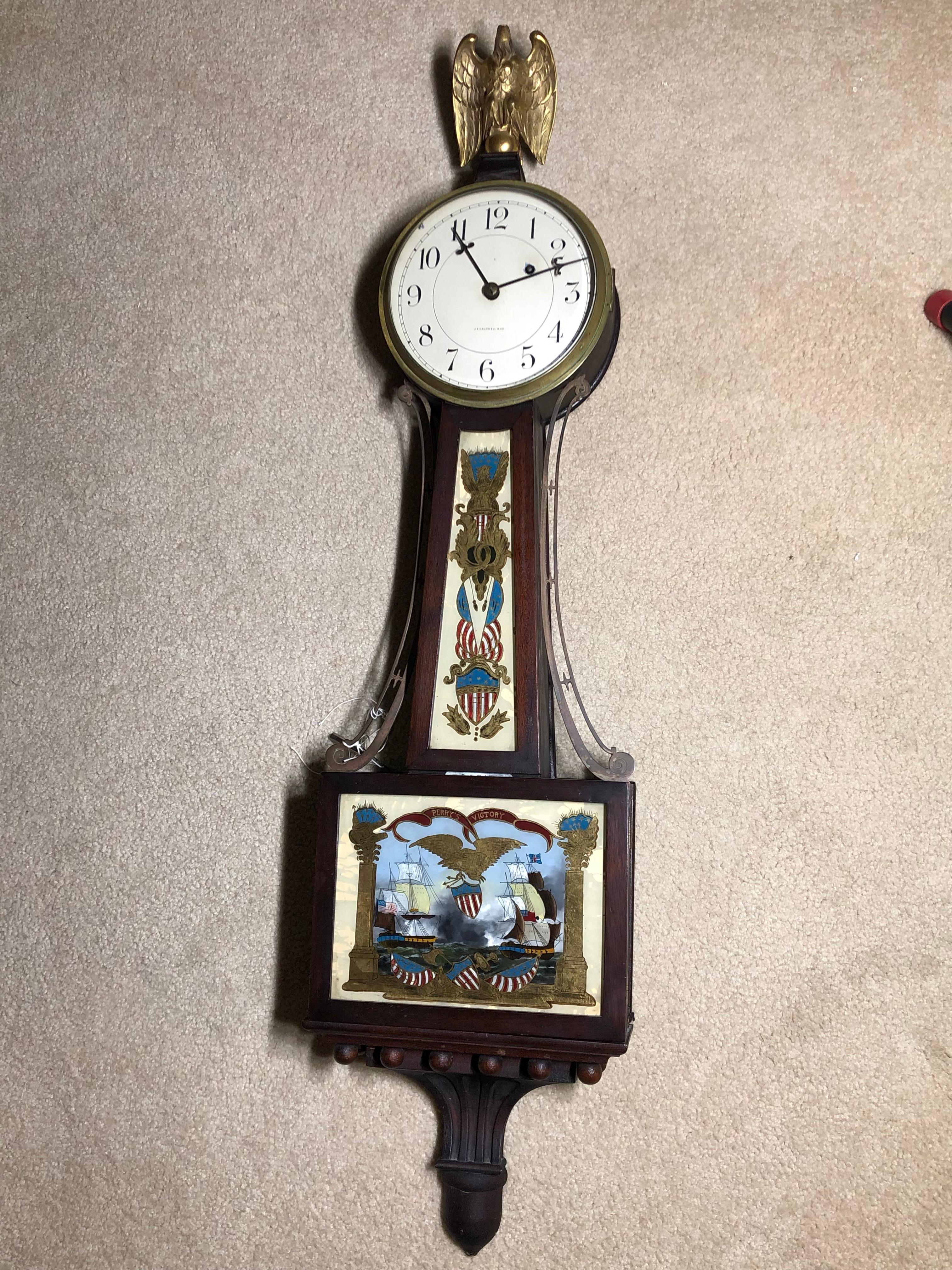waltham banjo clock