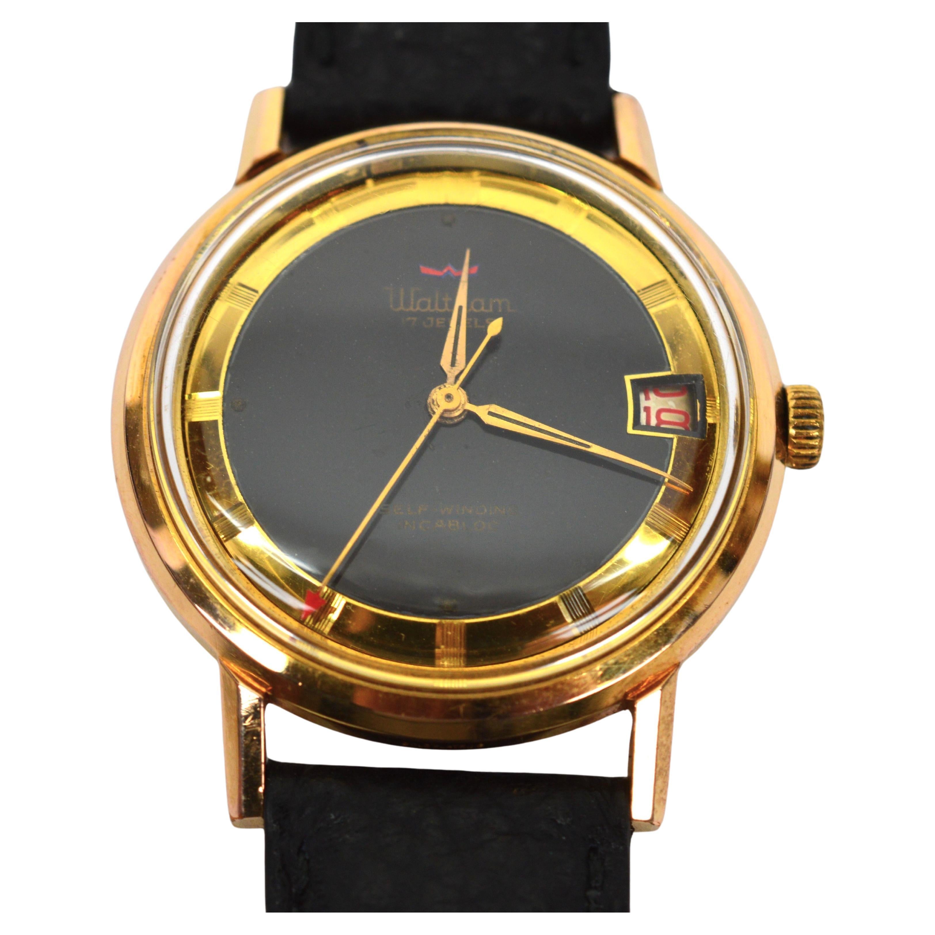 Waltham Fontomatic Men's Wrist Watch w Date For Sale