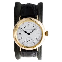 Waltham for Montgomery Brothers 18Kt Solid Gold Watch from 1908 Flawless Dial
