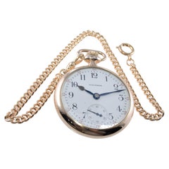 Waltham High Grade Railroad Open Faced Gold Filled from 1880 with