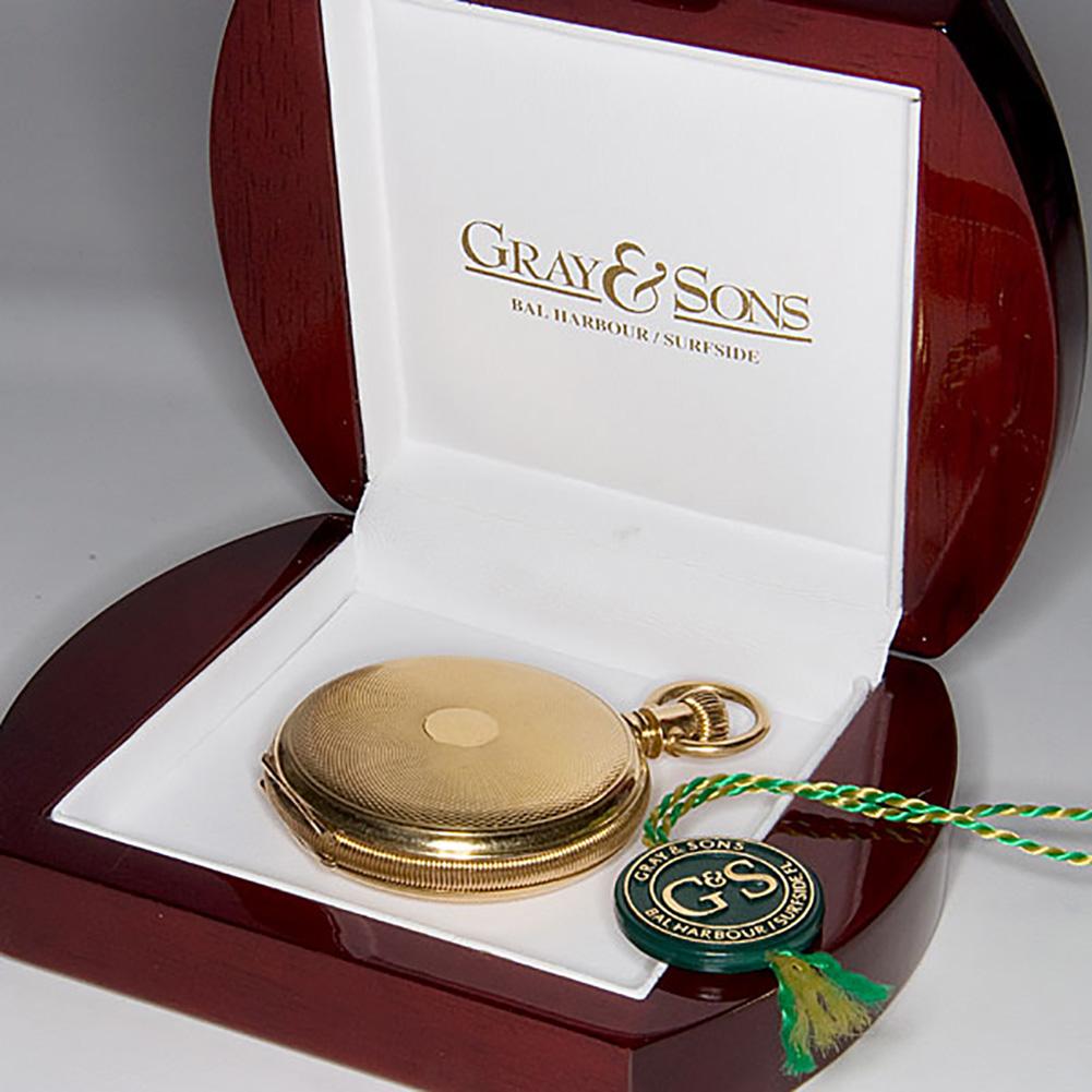 waltham gold pocket watch