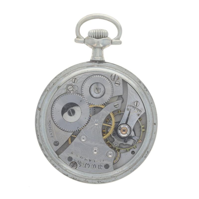 Waltham Modell 1908 Taschenuhr - Silber getönt Silberode Grade 610 Größe 16s für Damen oder Herren