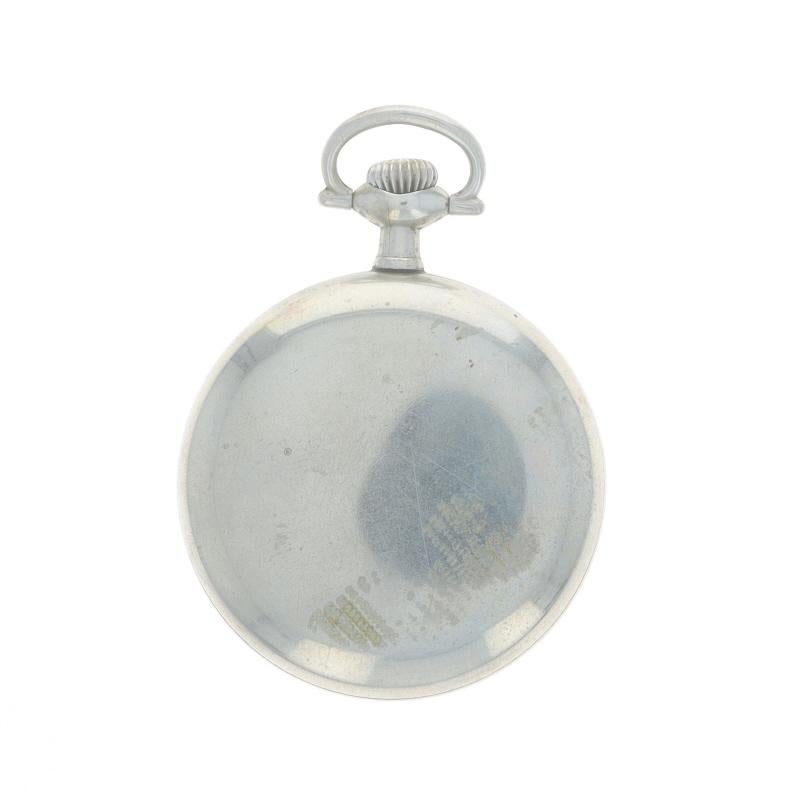 Waltham Modell 1908 Taschenuhr - Silber getönt Silberode Grade 610 Größe 16s 1