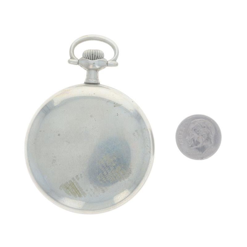 Waltham Modell 1908 Taschenuhr - Silber getönt Silberode Grade 610 Größe 16s 2