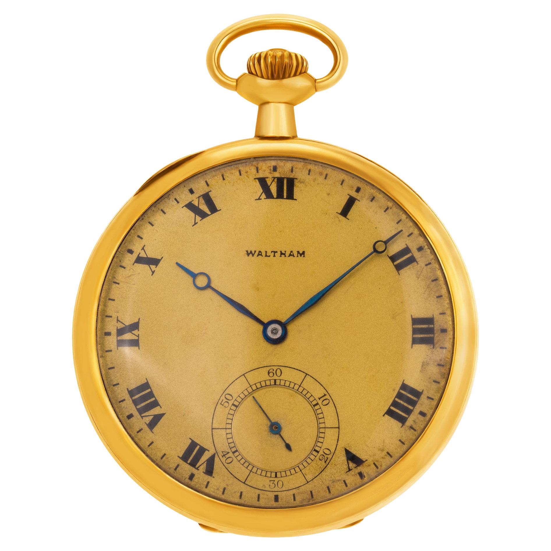 Waltham Pocket Watch Ref. 337299 Waltham Riverside in 14k Yellow Gold