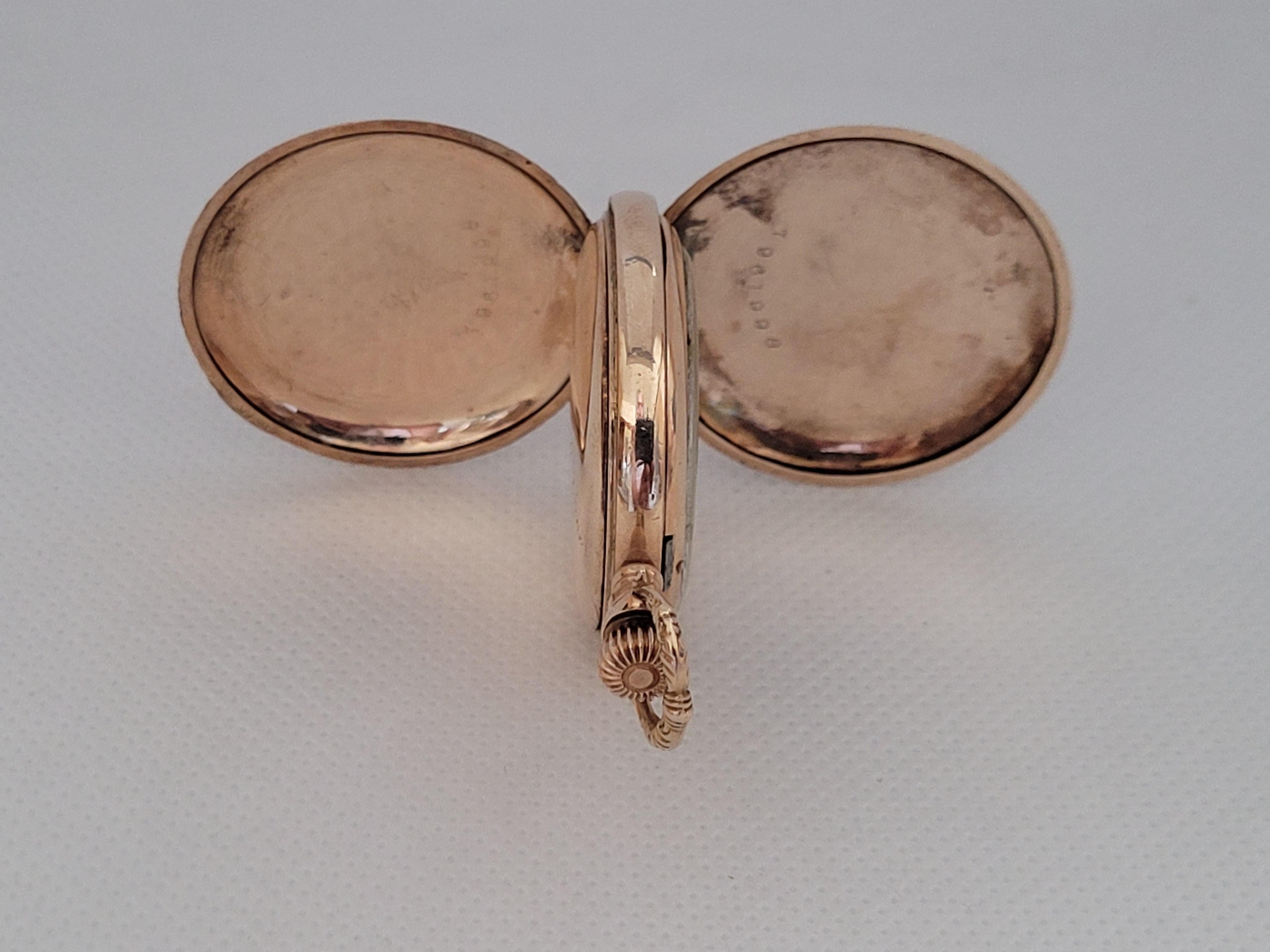 waltham pocket watch 15 jewels