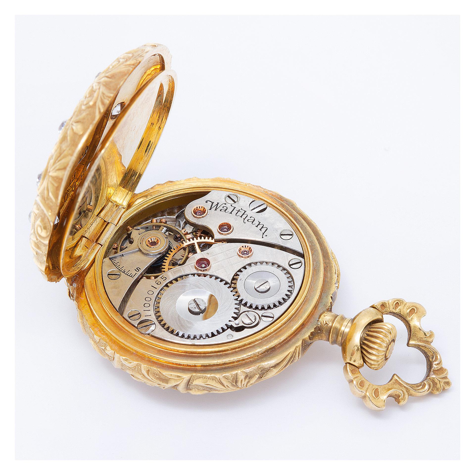 waltham quartz pocket watch