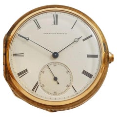 Waltham Presidential Presentation Modell 1862 18K Gelbgold Taschenuhr