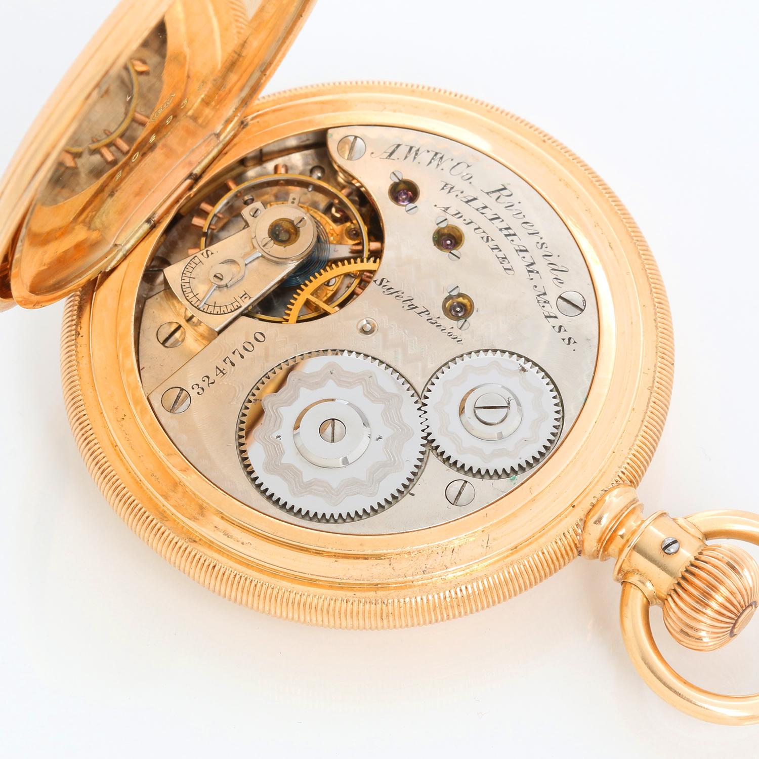 waltham gold pocket watch