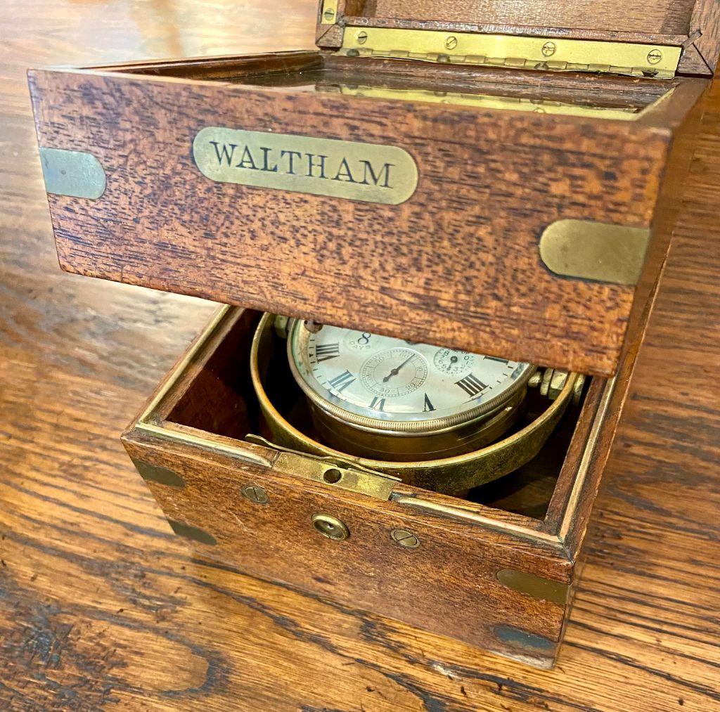 Edwardian Waltham Ship's Chronometer