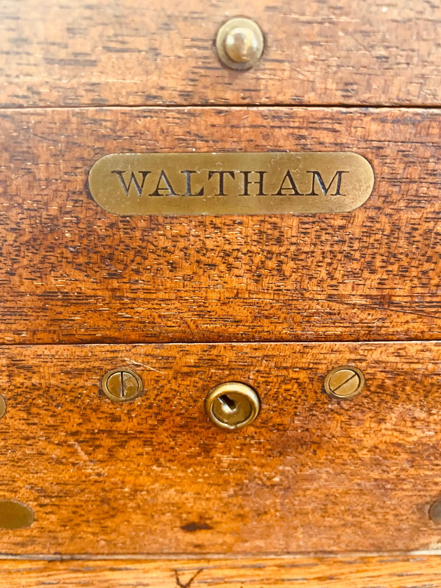 Waltham Ship's Chronometer In Good Condition In Nantucket, MA