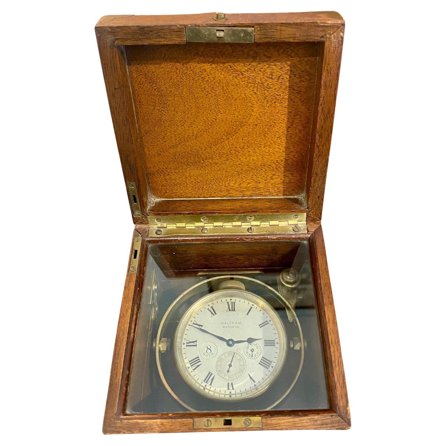 Waltham Ship's Chronometer