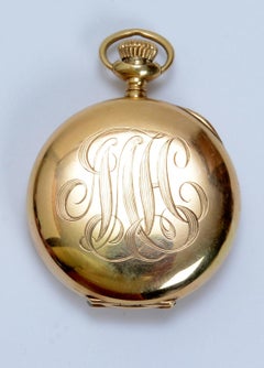 Waltham Size "O" 14KT Yellow Gold Triple Case Ladies Open Face Pocket Watch