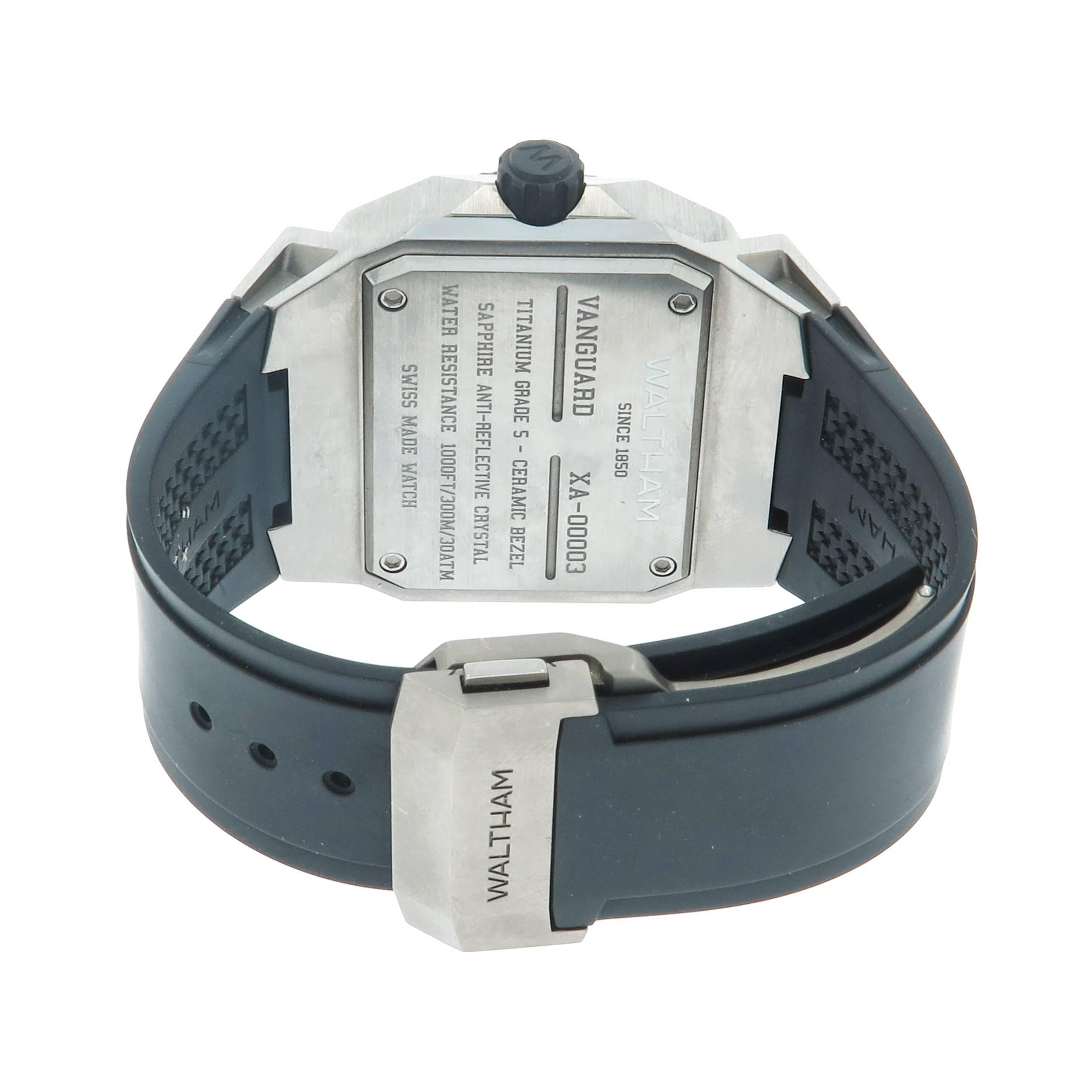 Modern Waltham Titanium Ceramic Vanguard XA Pure self-winding Wristwatch