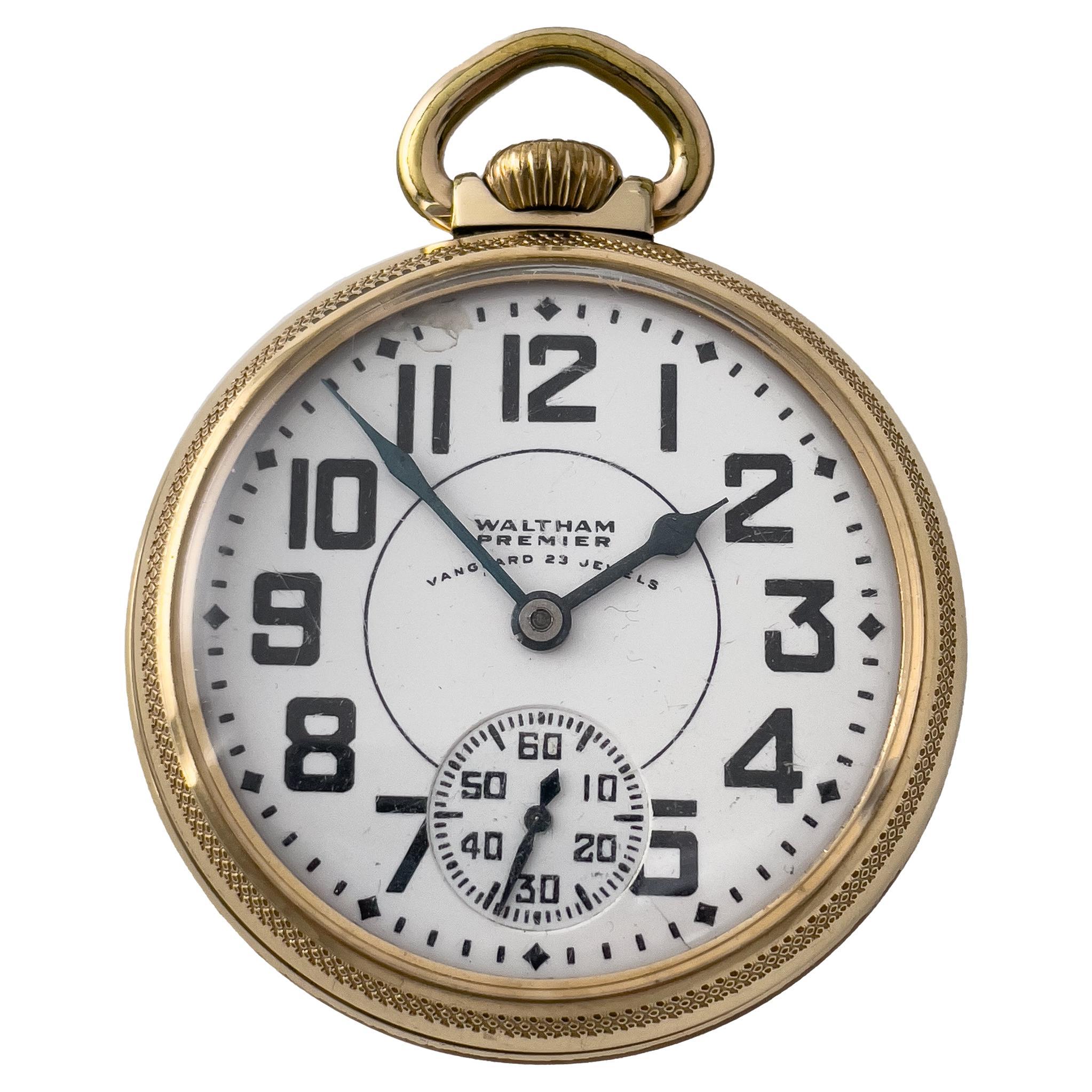 Waltham Vanguard Gold Filled Pocketwatch 9232658 Case For Sale