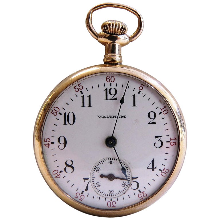 Waltham Vintage Pocket Watch For Sale at 1stDibs