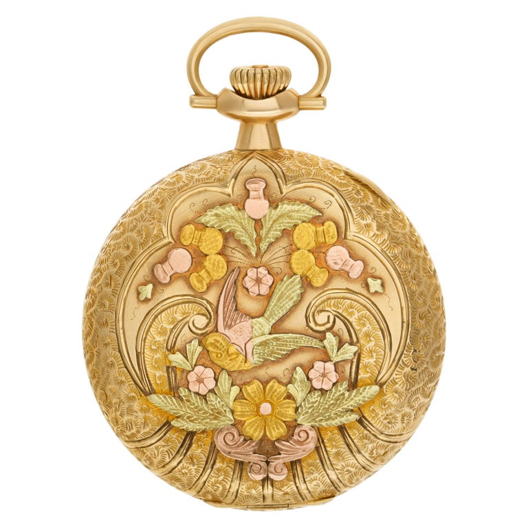 Waltham Wadsworth in 14k at 1stDibs wadsworth pilot pocket watch