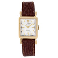 Used Waltham Watch 14k Yellow Gold Case Manual