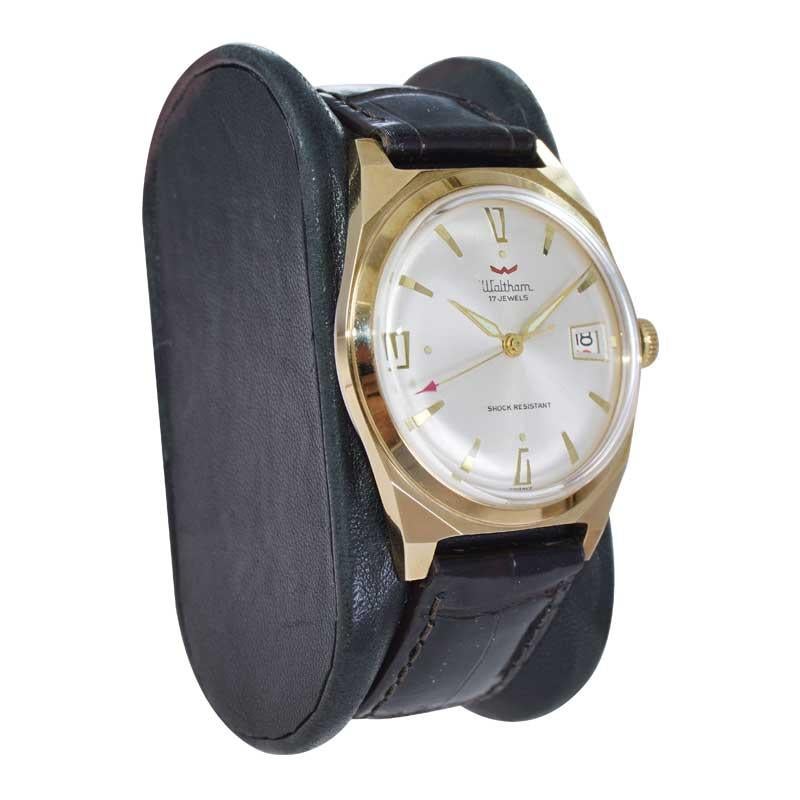 waltham gold wrist watch
