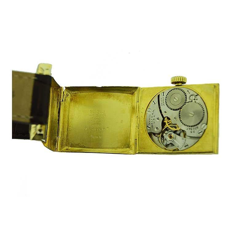 Waltham Yellow Gold Filled Art Deco Wrist Watch from 1926 to Navigate Your Day 3