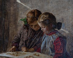 Walther Firle (1859-1929) - Early 20th Century Oil, The Fairytale