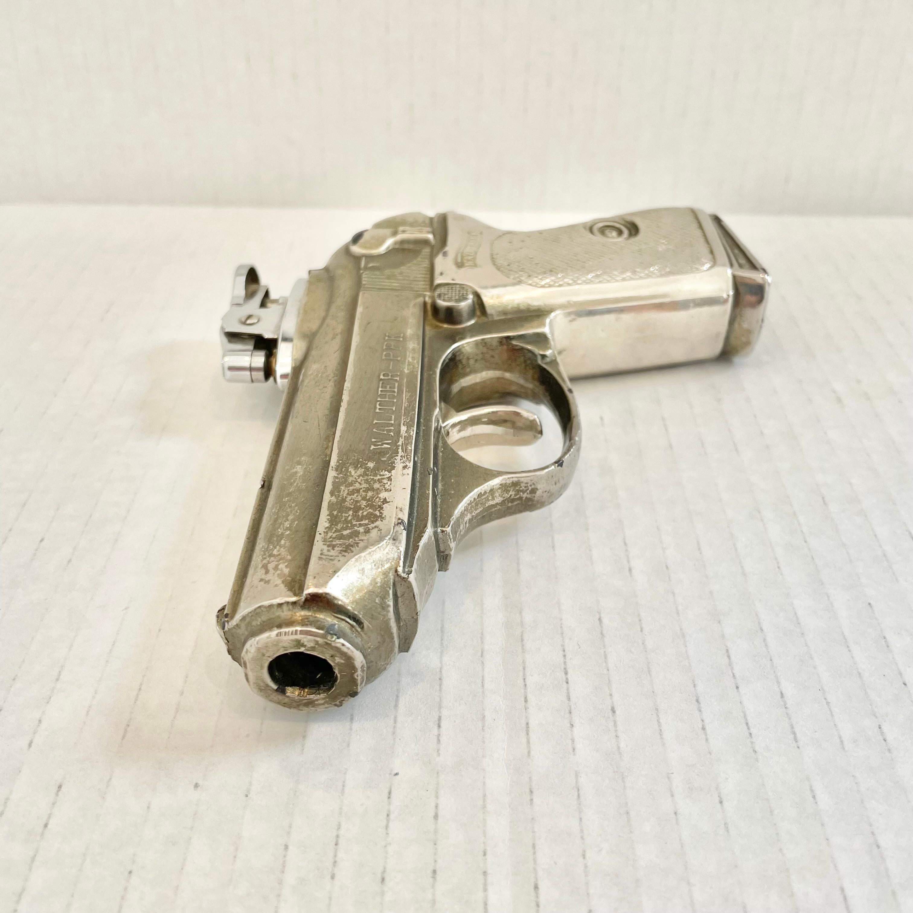 Late 20th Century Walther PPK Table Lighter, 1980s Japan For Sale