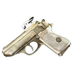 Antique Walther PPK Table Lighter, 1980s Japan