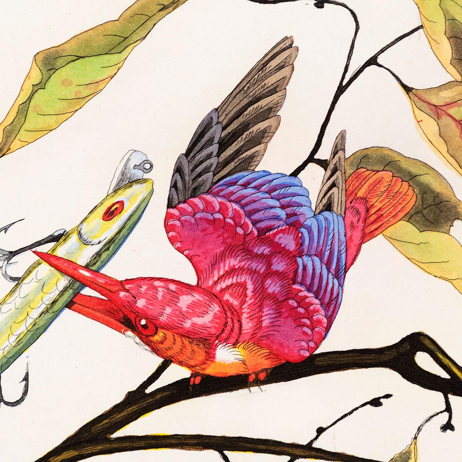 Walton Ford (nacido en 1960) es un artista estadounidense famoso por sus obras de arte que retratan vívidamente la vida salvaje, la flora y la fauna históricas, reminiscencias de las ilustraciones naturalistas realzadas con elementos de fantasía. 