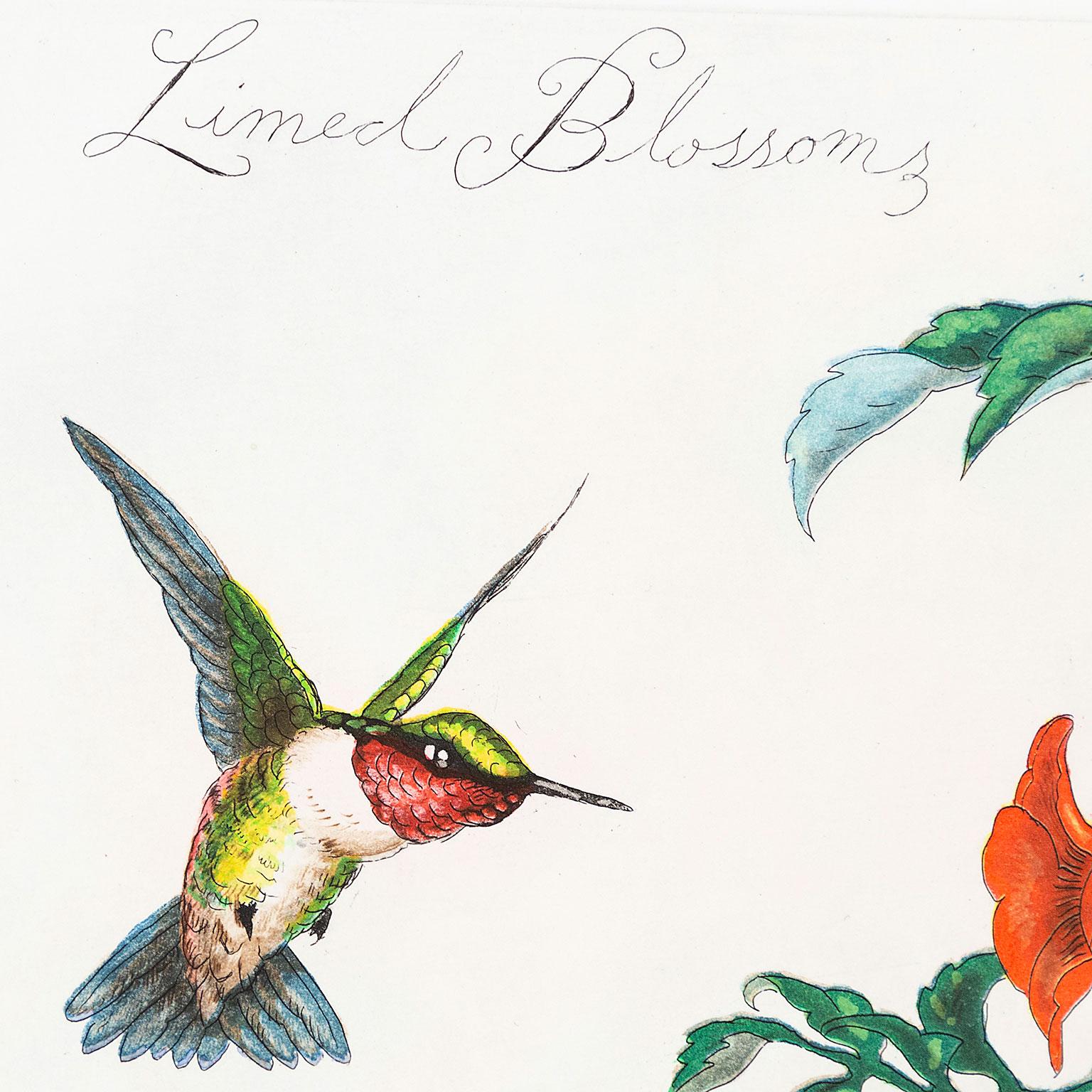 Limed Blossom - Beige Figurative Print by Walton Ford