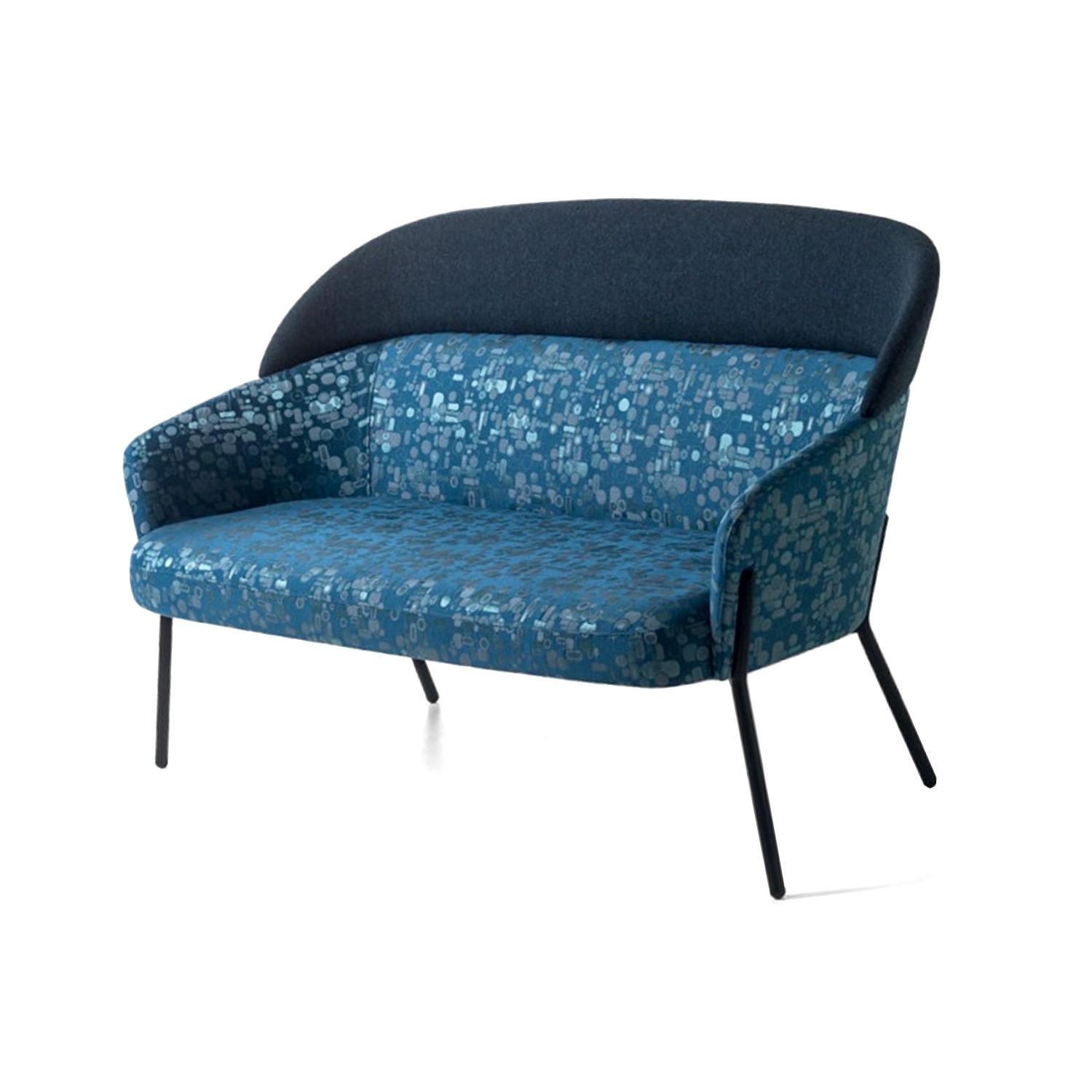 Moderne Wam Blue Sofa Motifs:: Design by Marco Zito:: Made in Italy en vente