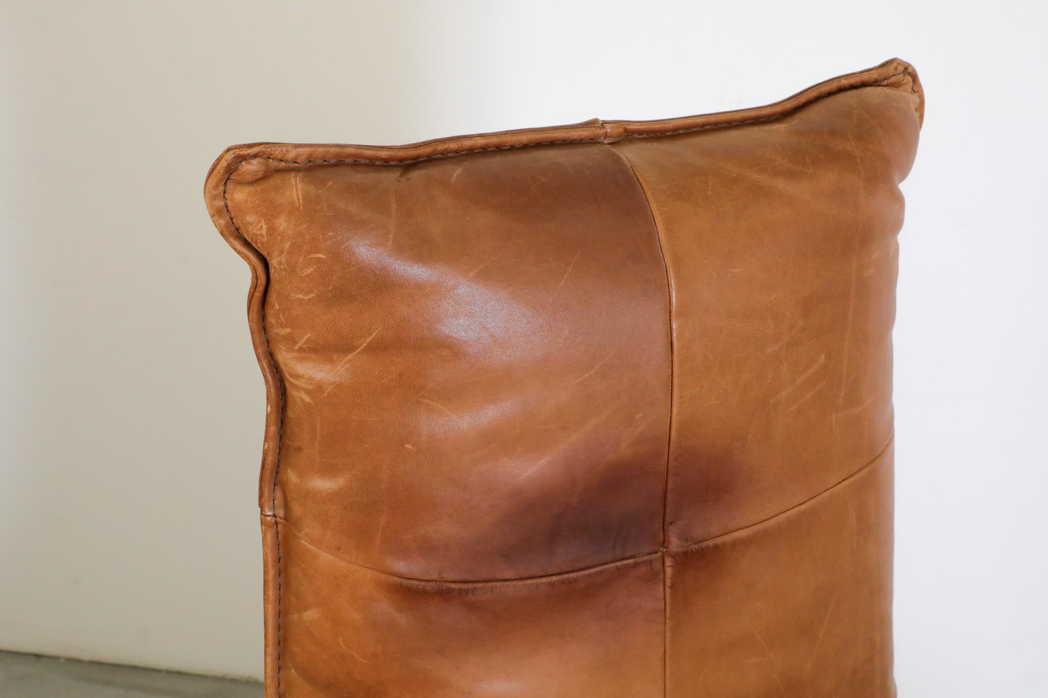 Wammes leather armchair by Gerard van den Berg for Montis, 1970s For Sale 4