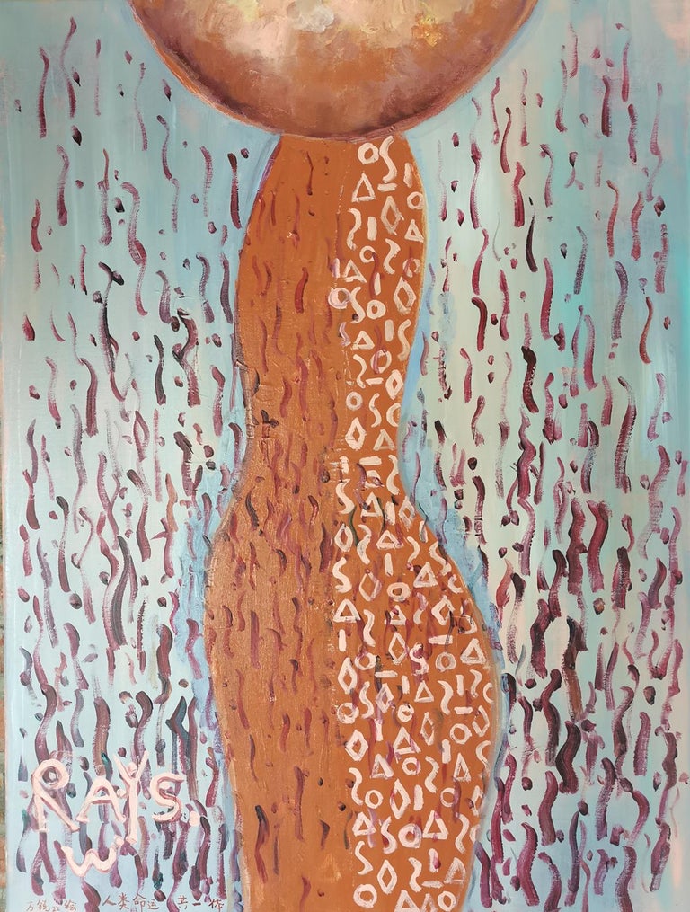 Wan Rui - Abstract Expressionist painting- Shared future for human ...