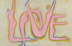 Abstract Expressionist painting- The myths of love No.2