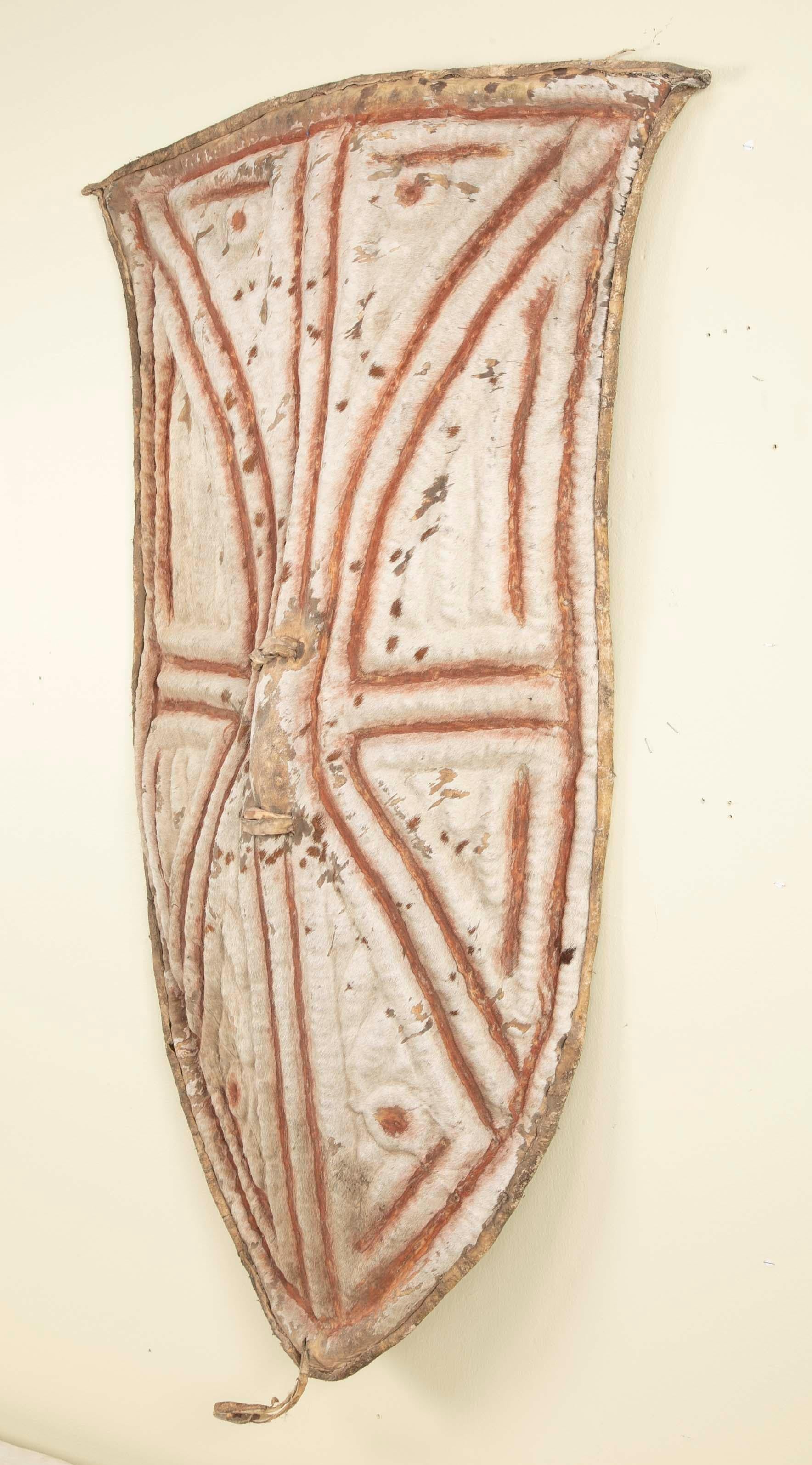 Wandala Shield from Chad In Good Condition For Sale In Stamford, CT