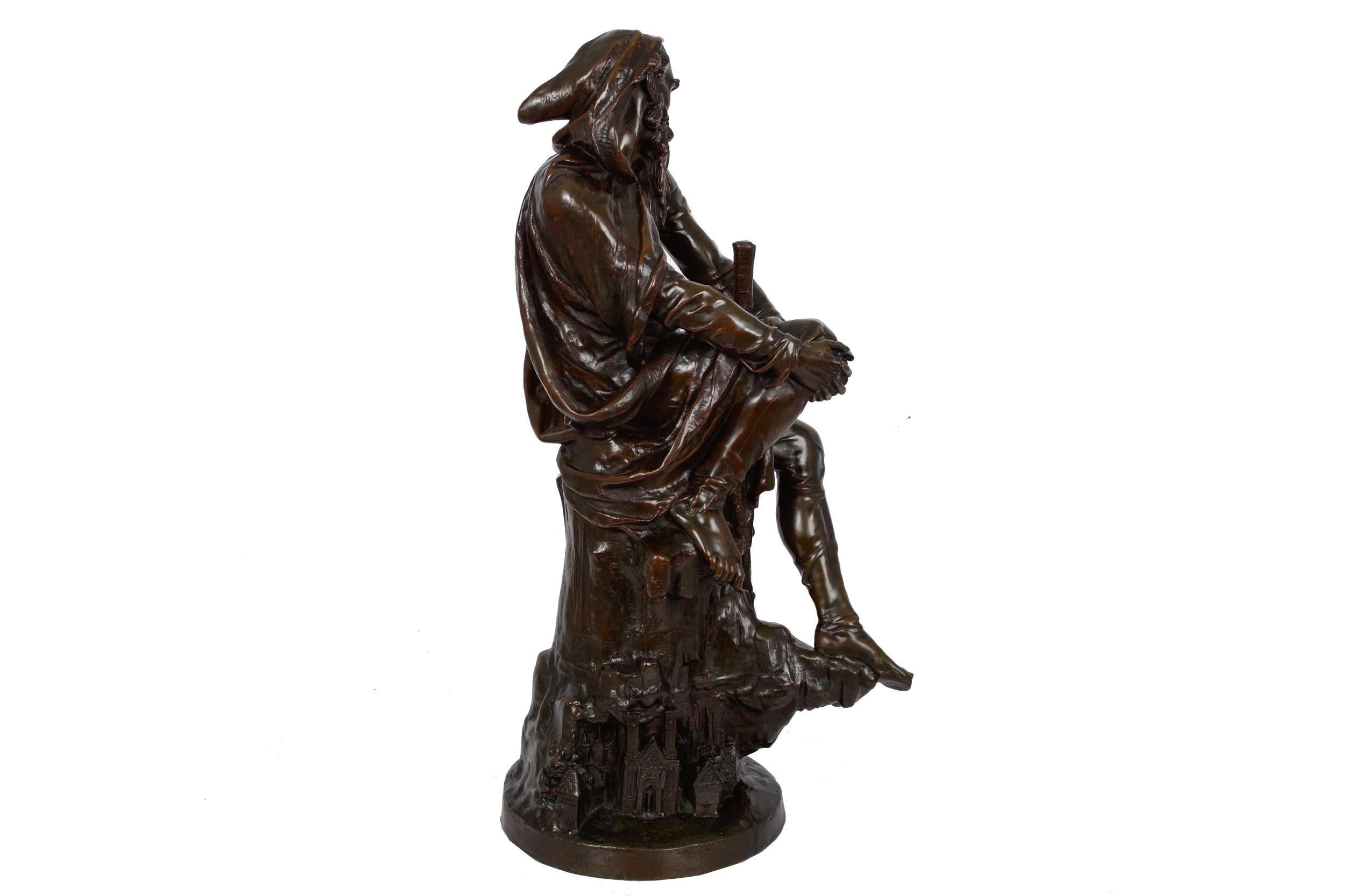 French Bronze Sculpture of Mephistopheles 