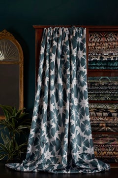 Tessuto in velluto Wanderlust Teal