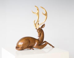 Contemporary Animal Sculpture by Wang Dapeng- Sleeplessness
