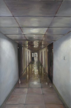 Chinese Contemporary Art by Wang Dianyu - Corridor of Cram School