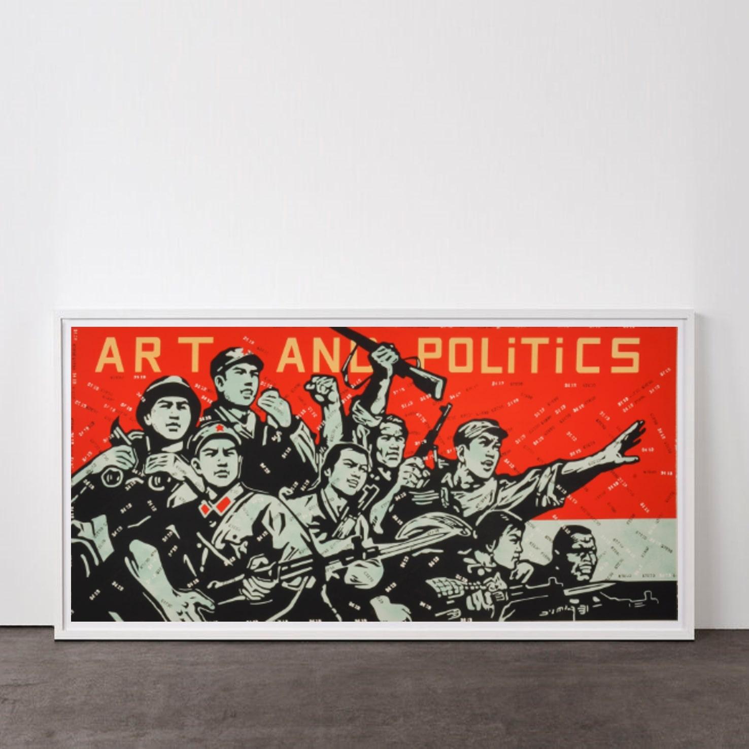 Arte e politica - Contemporaneo, 21° secolo, Litografia, Edizione limitata - Print di Wang Guangyi