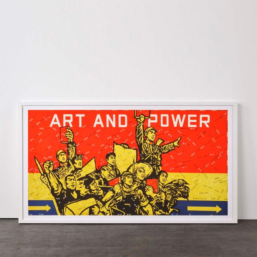 Art and power - Contemporary, 21st Century, Lithograph, Chinese, Limited Edition - Print by Wang Guangyi