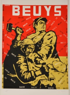 wang guangyi Beuys - Contemporary, 21st Century, Lithograph, Limited Edition, Chinese art