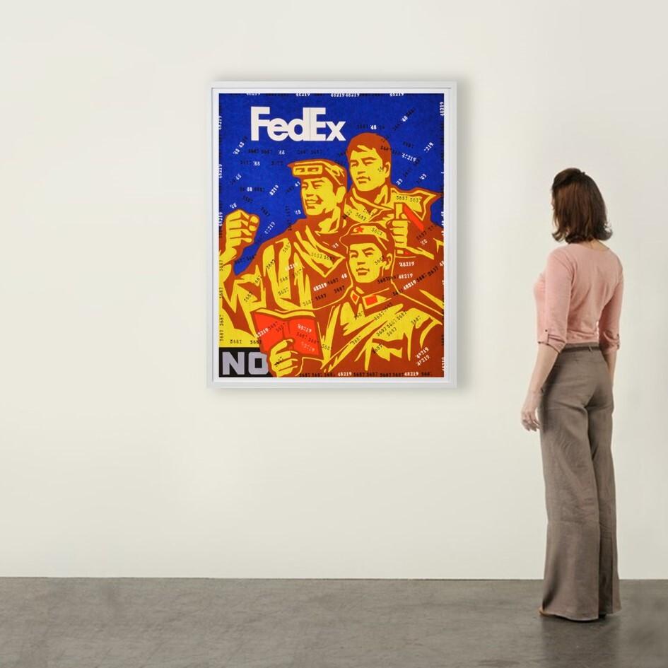 FedEx No - Contemporary, 21st Century, Lithograph, Chinese, Limited Edition 2