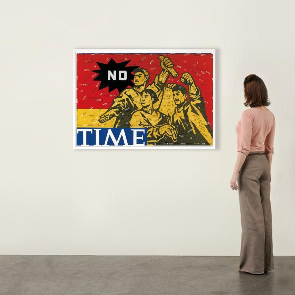 No Time - Contemporary, 21st Century, Lithograph, Chinese, Chinese Culture For Sale 2