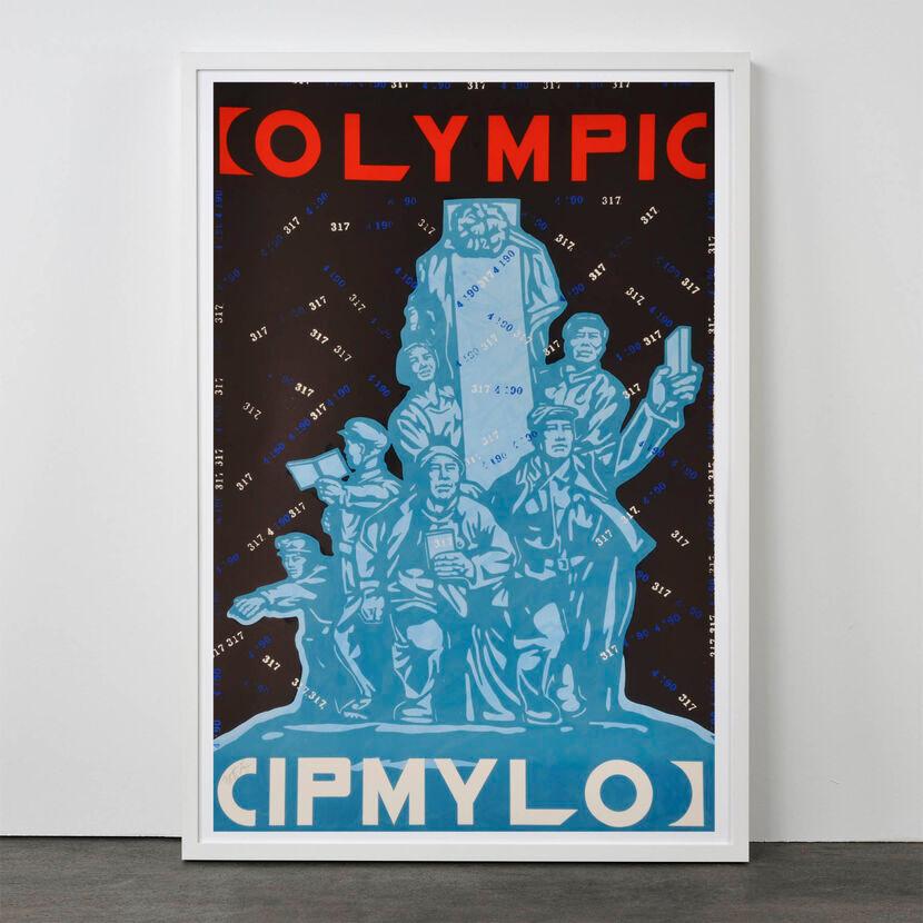 Olmypic-Cipmylo - Contemporary, 21st Century, Lithograph, Limited Edition - Print by Wang Guangyi