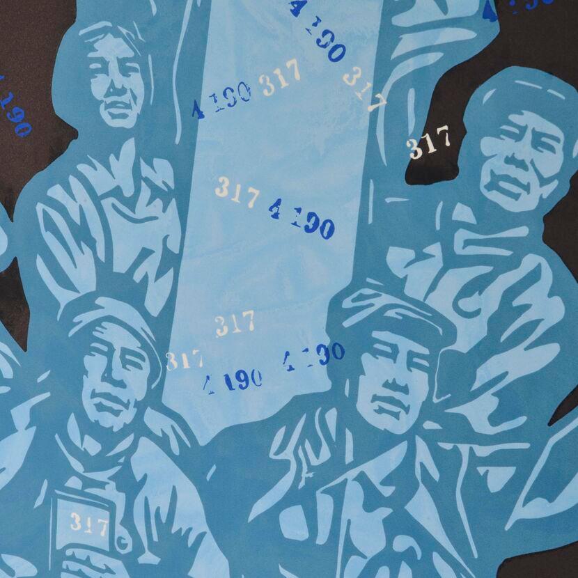 Wang Guangyi, Olympic, Cipmylo
Contemporary, 21st Century, Lithograph, Limited Edition
Lithograph  on Velin BFK Rives 300 gr 
Accompanied by poem by Fernando Arrabal
120 x 80 cm (47.2 x 31.5 in.)
Edition of 165 plus 4 APs
Signed and numbered,