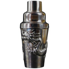 19. Jahrhundert Wang Hing Art Deco Cocktail Shaker