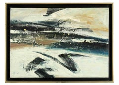 Signatur-Abstraktionismus –  Gemälde von Wang Keliang – 1995