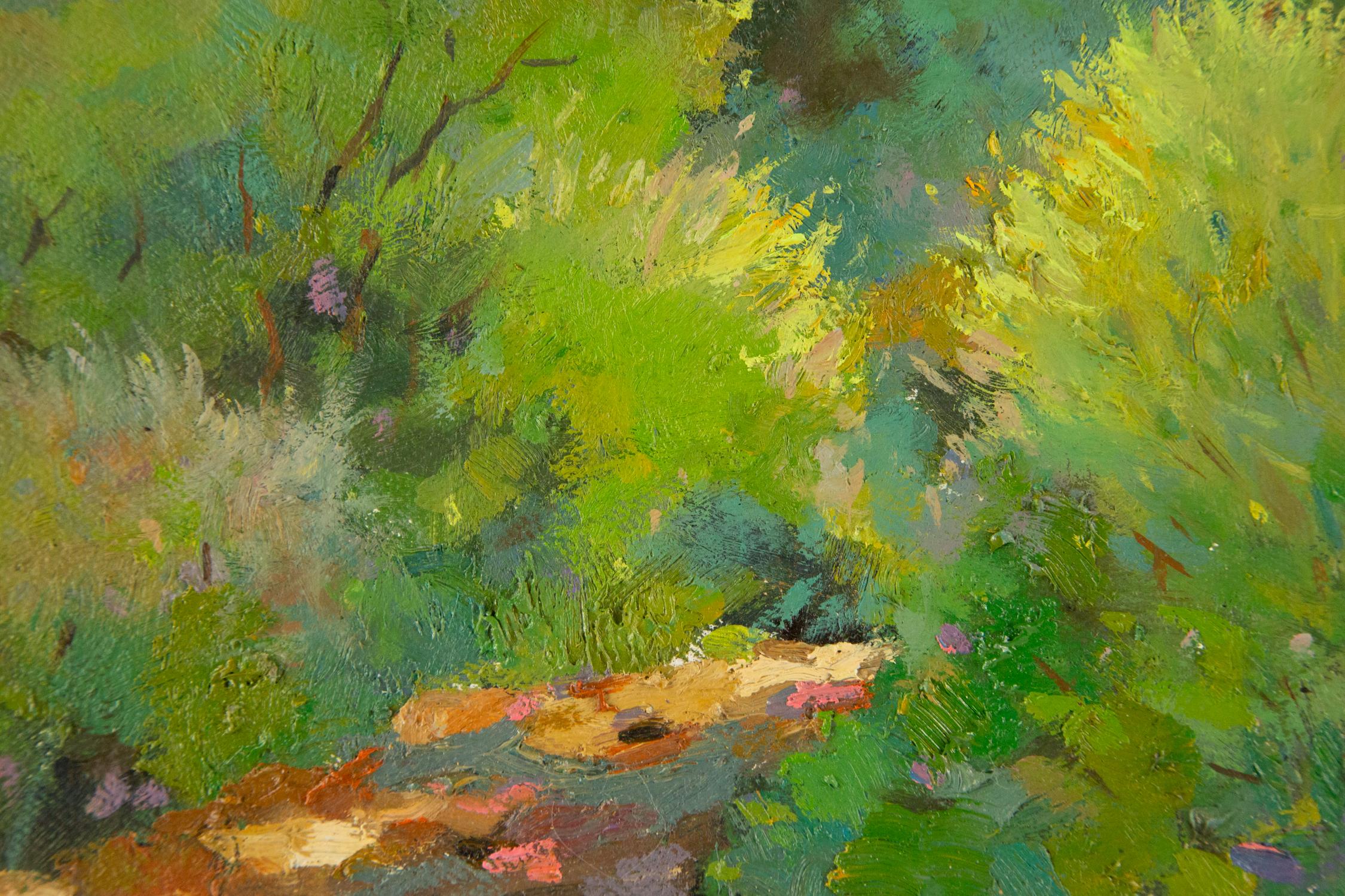 Wang LiGang Paesaggio Pittura a olio originale 