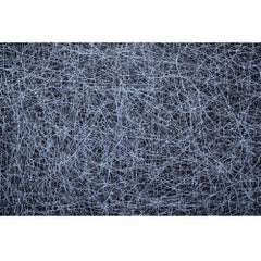 Infinite #4, Abstract line pattern modern art drawing painting canvas, In stock